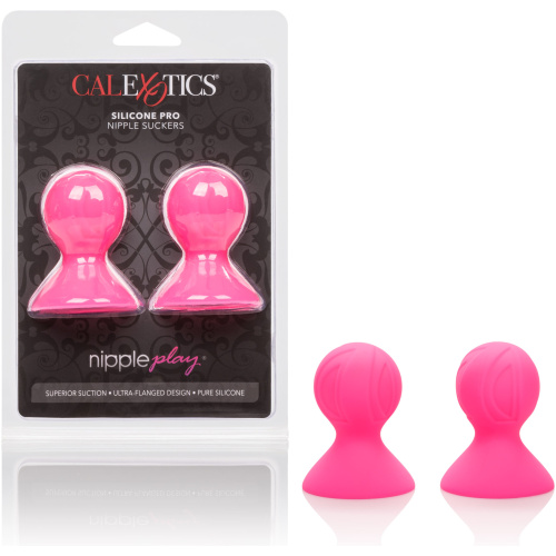 Nipple Play Silicone Pro Nipple Suckers - Pink