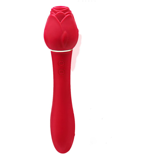 Wild Rose Suction Vibrator - Red