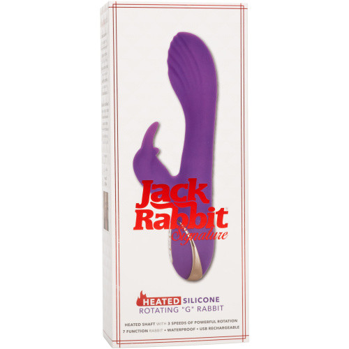 Jack Rabbit Signature Heated Silicone Rotating G Rabbit