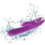 Frenzy - Rabbit Vibe With Clitoral Suction - Berry