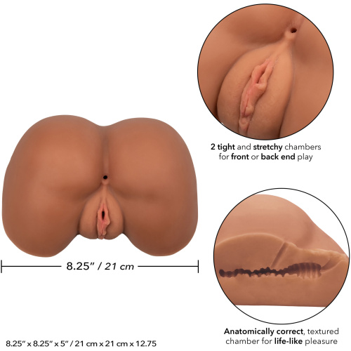 Stroke It Life-Size Ass - Brown