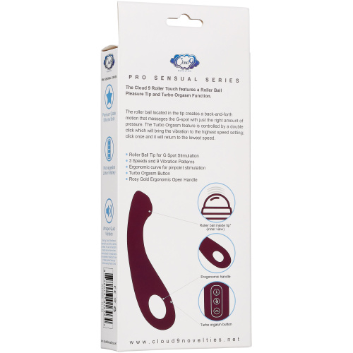 Pro Sensual Roller Touch Tri-Function G-Spot Curved Form - Plum