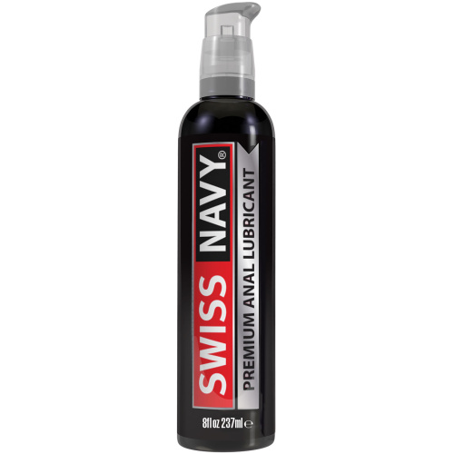 Swiss Navy Premium Silicone Anal Lubricant - 8 Oz.