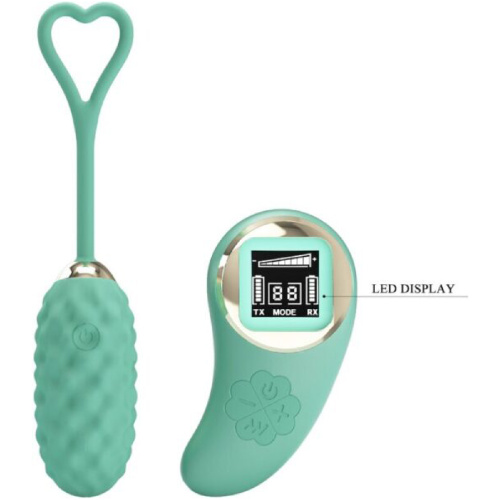 Vivian Remote Control Vibrating Egg - Turquoise