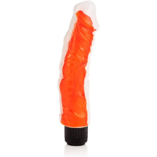Funky Jelly Vibe 8 Inches - Orange/green