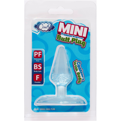 Mini Premium Beginner Butt Plug - Blue