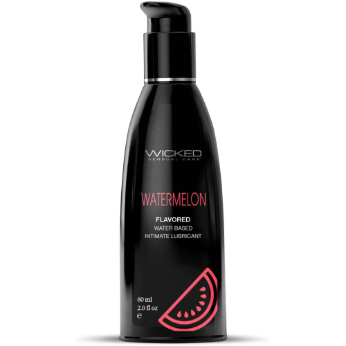 Aqua Watermelon Flavored Water Based Intimate  Lubricant - 2 Fl. Oz.