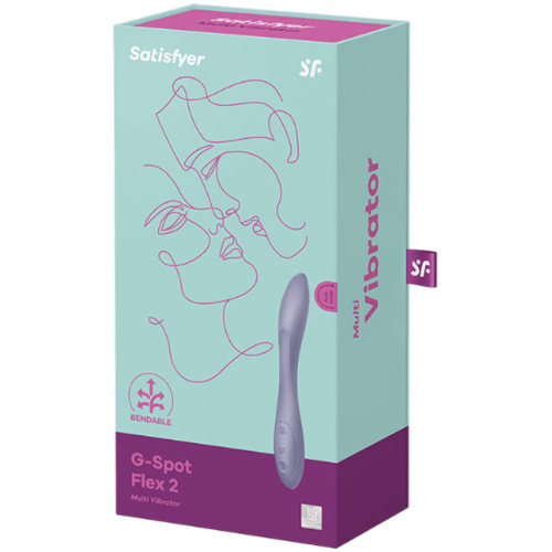 Satisfyer G-Spot Flex 2 - Multi Vibrator - Dark  Violet