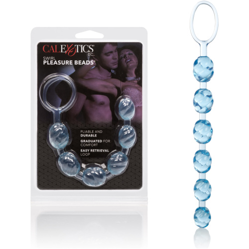 Swirl Pleasure Beads - Blue