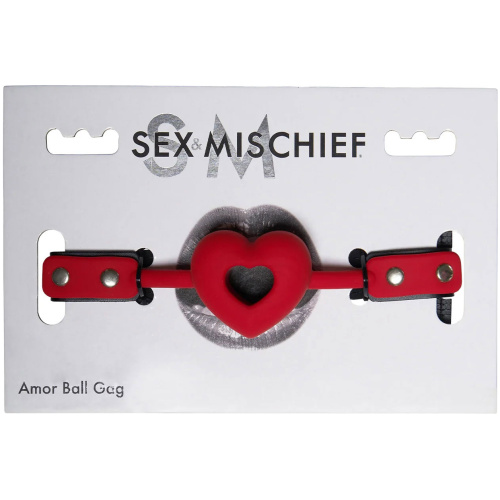 Amor Ball Gag - Red