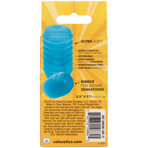 Pop Sock Ribbed - Blue