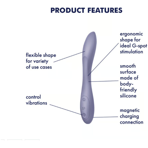 Satisfyer G-Spot Flex 2 - Multi Vibrator - Dark Violet