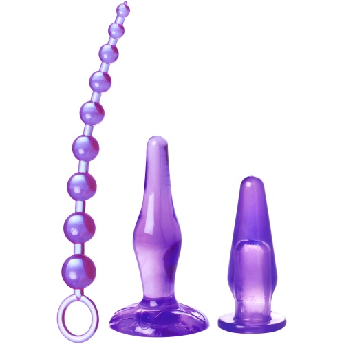 Amethyst Adventure 3 Pieces Anal Toy Kit