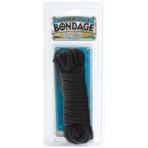 Bondage Rope - Cotton - Japanese Style - Black