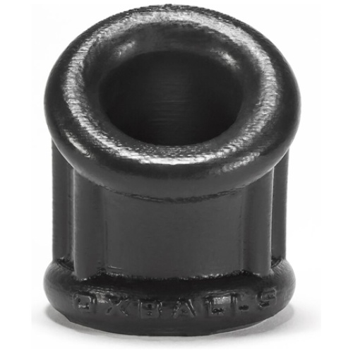 Bent 1 Ball Stretcher Curved Silicone  - Small - Black