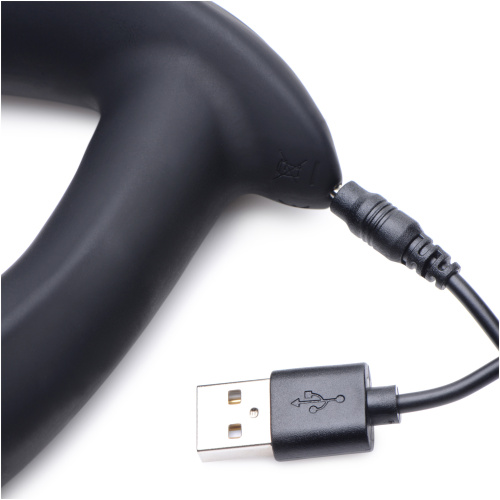 E-Stim and Vibrating Prostate Massager - Black