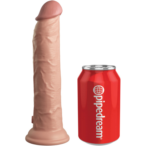 King Cock Elite 9 Inch Silicone Dual Density Cock - Light