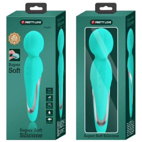 Walter Super Soft Silicone Wand - Seafoam