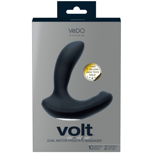 Volt Rechargeable Prostate Vibe - Black