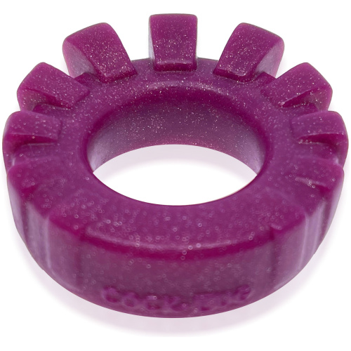 Cock-Lug Lugged Cockring - Plum