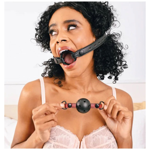 Saffron Interchangeable Gag - Black/red