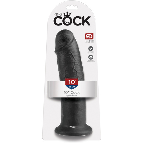 King Cock 10-Inch Cock - Black