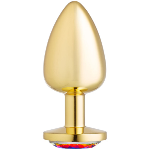 Cloud 9 Novelties Anal Gems Jeweled Gold Chromed - Large