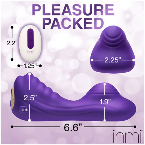 Vibrating Silicone Grinder - Purple