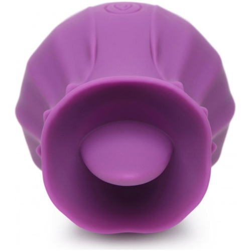 Inmi - Bloomgasm Wild Violet Licking Silicone Stimulator - Violet