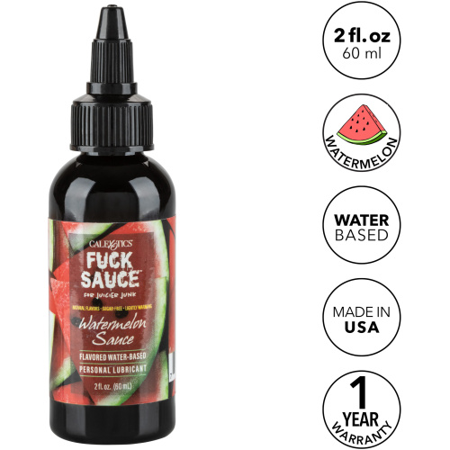 Fuck Sauce Flavored Water-Based Personal  Lubricant - Watermelon - 2 Fl. Oz.
