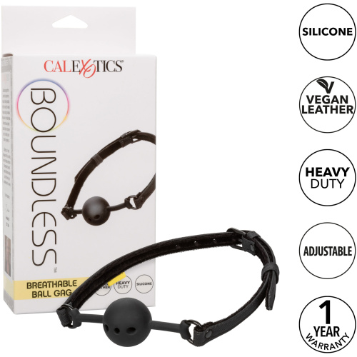 Boundless Breathable Ball Gag - Black