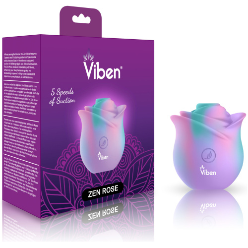 Zen Rose - Unicorn - Handheld Rose Clitoral and Nipple Stimulator