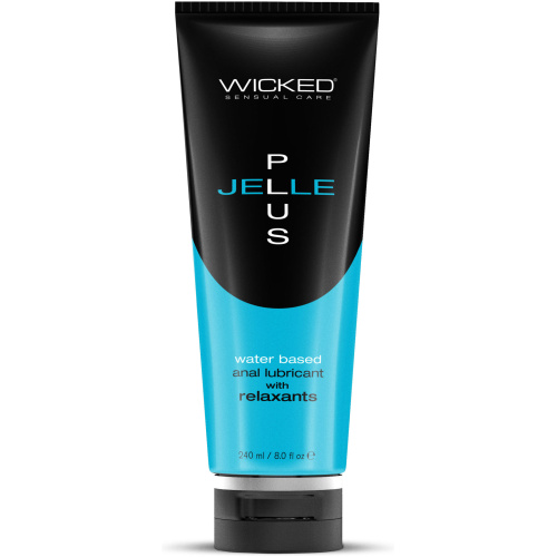 Aqua Jelle Plus - Anal Lubricant With Relaxants 8 Oz
