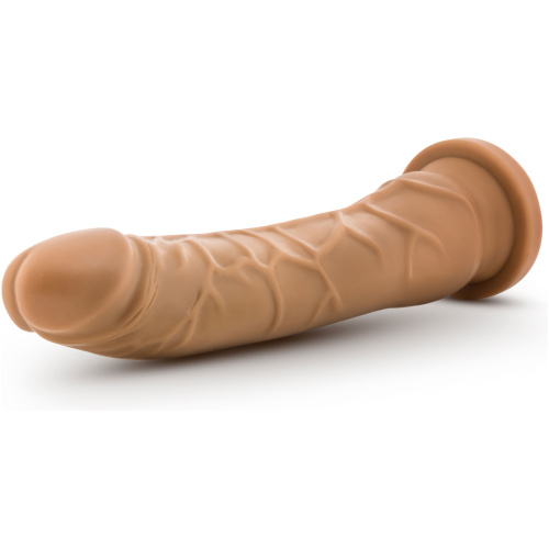 Dr. Skin Silicone - Dr. Noah - 8 Inch Dong With Suction Cup - Mocha