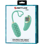 Vivian Remote Control Vibrating Egg - Turquoise