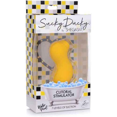 Sucky Ducky Silicone Clitoral Stimulator - Yellow