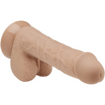 7 Inch Silicone Pro Odorless Dong - Tan