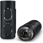 Zolo Strokemeister Squeezeable Male Masturbator - Black