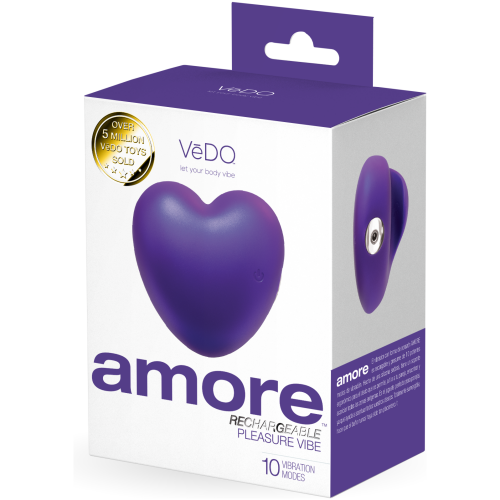 Amore Rechargeable Pleasure Vibe - Purple