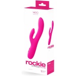 Rockie Dual Rechargeable Vibe - Foxy Pink