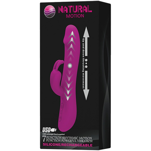 Pretty Love Natural Motion Thrusting Rabbit - 7 Function