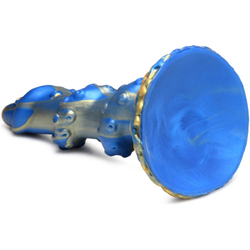 Lord Kraken Tentacled Silicone Dildo - Blue