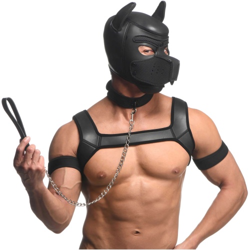 Full Pup Arsenal Set Neoprene Puppy Hood