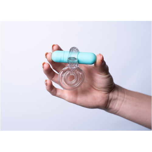 Jayden Vibrating Erection Enhancer Ring - Clear