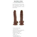 6 Inch Dildo - Dark