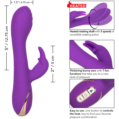 Jack Rabbit Signature Heated Silicone Rotating G Rabbit