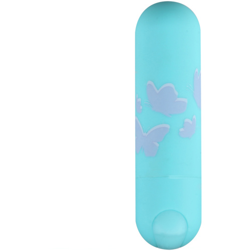 Julia Butterfly Print Mini Bullet - Teal Blue