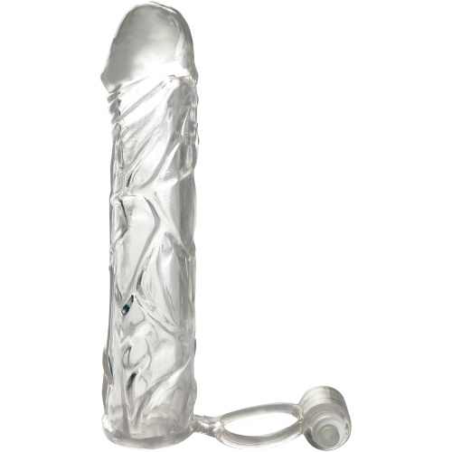 Fantasy X-Tensions Vibrating Super Sleeve - Clear