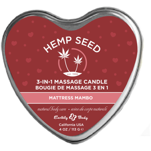 Hemp Seed 3-in-1 Massage Candle - Mattress Mambo  Mattress Mambo - 4oz