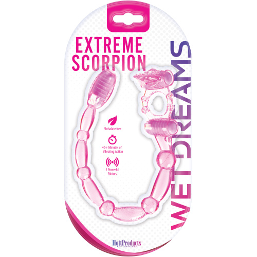 Super Xtreme Vibe Scorpion With Dual Stinger Anal Vibe - Magenta